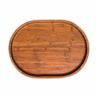 Блюдо овальное для подачи 33*24*2,5 см, бамбук, P.L. Proff Cuisine