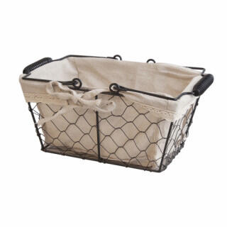 Подставка для хлеба металлическая с хлопковой вставкой 25*15,5*12h см, P.L. Proff Cuisine