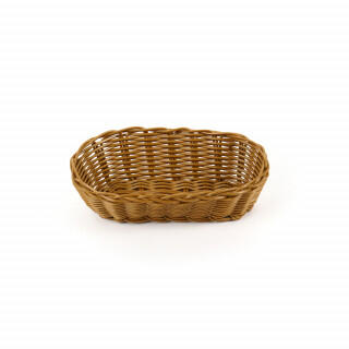 кт1906 Корзинка пластиковая 220х110 мм коричневая